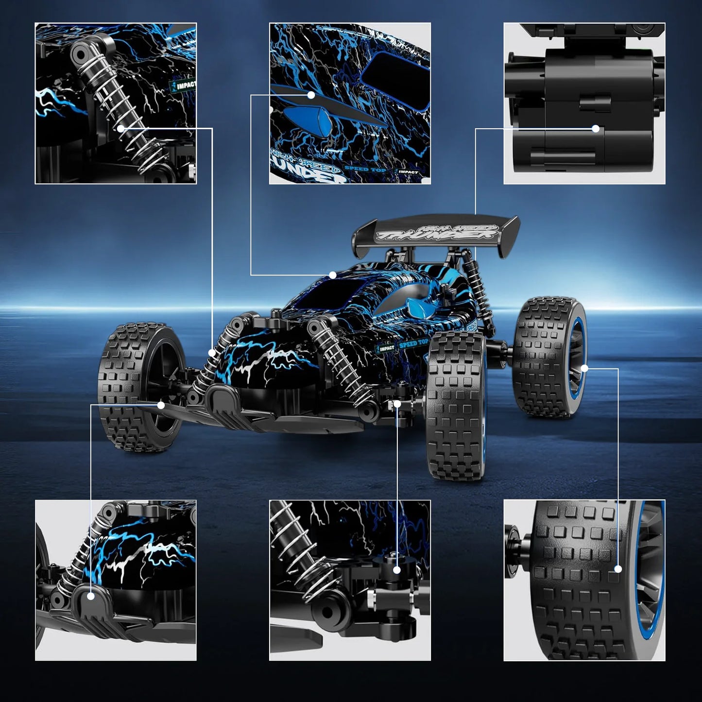 Sinovan RC voiture 20 km/h haute vitesse