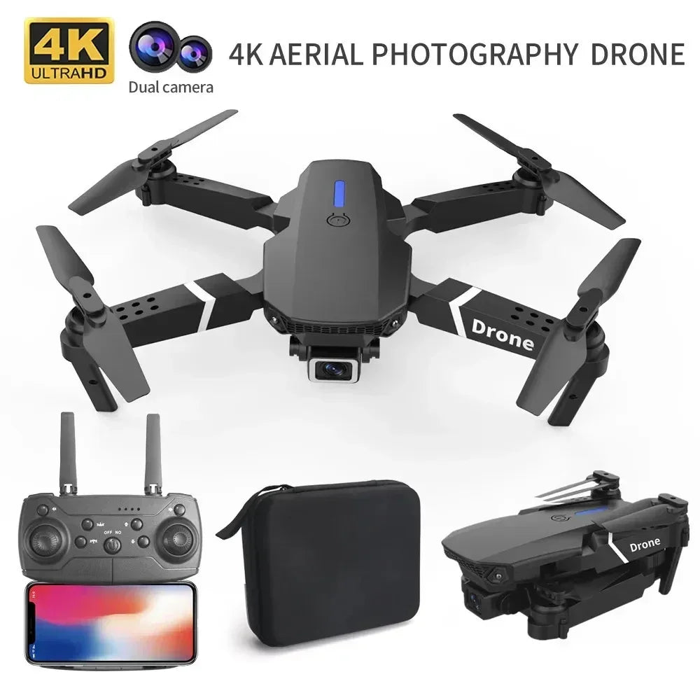 Drone professionnel grand Angle 4K E88