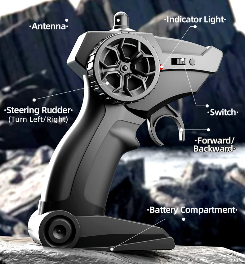 Amphibie chenille camion escalade électrique