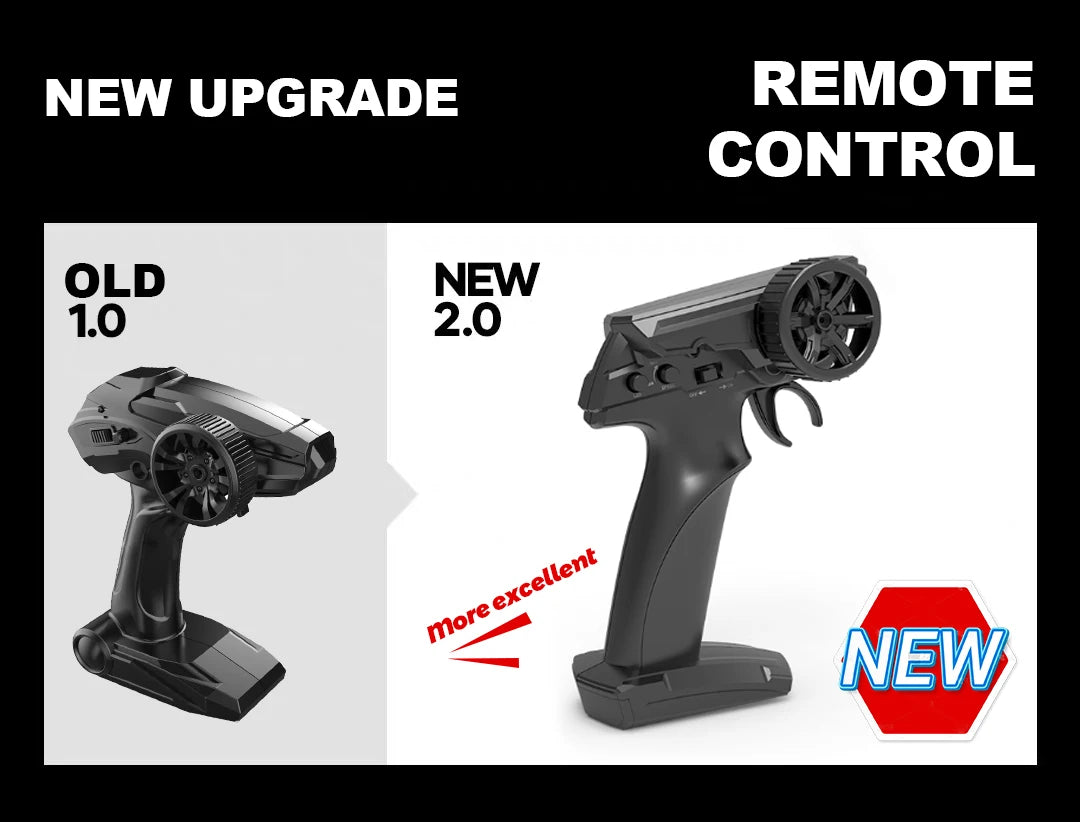 Voiture RC tout-terrain 2.4G RTR haute vitesse