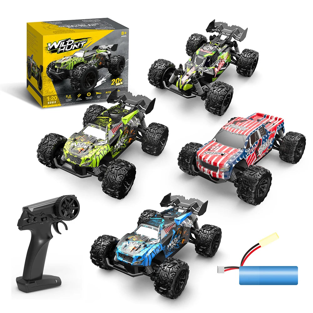Voiture RC tout-terrain 2.4G RTR haute vitesse