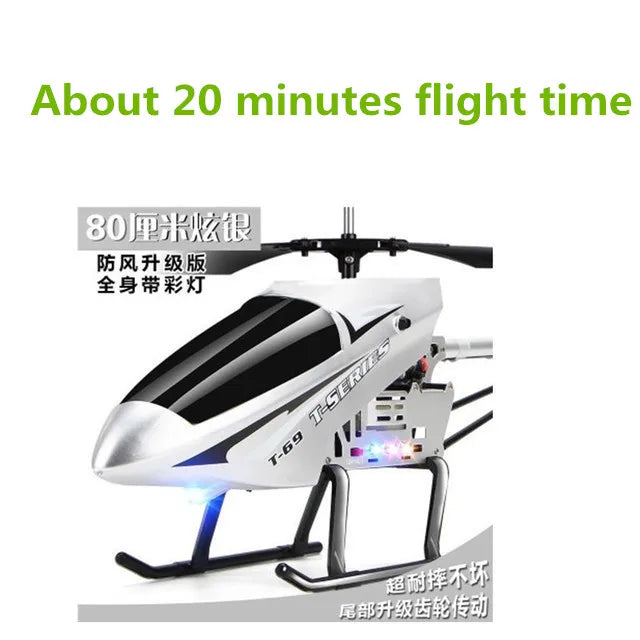 Grand avion extra durable avec lumières LED