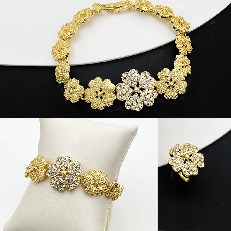 Ensembles de bijoux de Dubaï et du Nigéria pour femmes