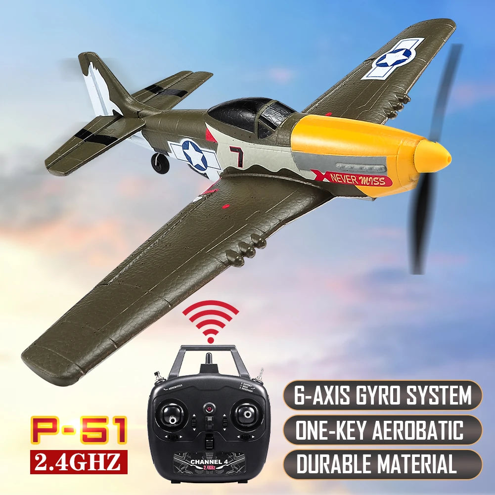 Avion RC P51 Mustang 2.4G