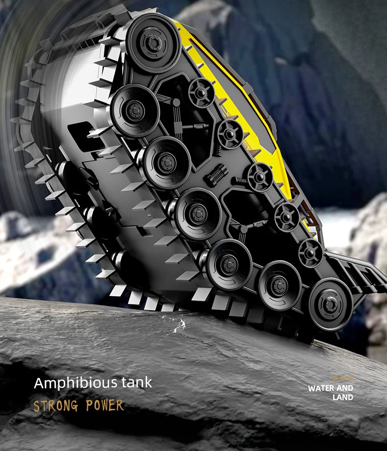 Amphibie chenille camion escalade électrique
