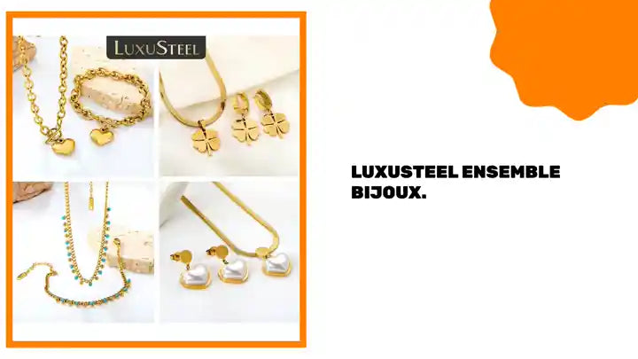 LUXUSTEEL ensemble bijoux. by@Outfy